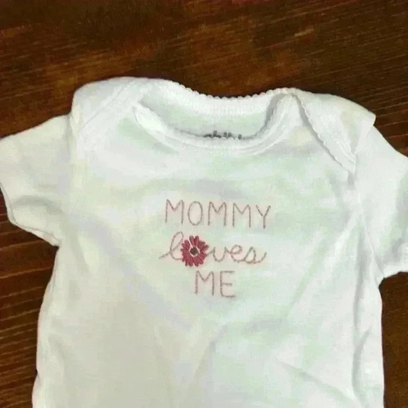 Baby Girl Outfit | 0-3 Month Onesie and Pant Set - Picture 2 of 8